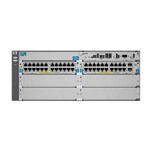 J9533AABA HP E5406-44g-poe+/2xg-sfp+ V2 Zl Switch Chassis Manageable 6 X Expansion Slots Poe Ports (Refurbished)