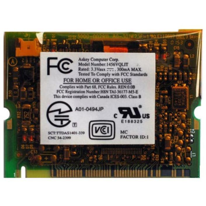 259488-001N HP Type III Mini PCI 56K Modem