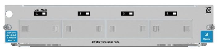 J8707A HP ProCurve 5400zl 4-Port 10-Gbase-X2 XFP Local Connection Module (LCM) Switch Expansion Module (Refurbished)