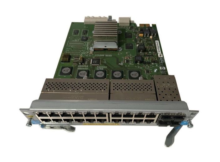 J9308A#ABA HP ProCurve 20-Ports 10/100/1000Base-T RJ-45 PoE Gigabit Switching Module with 4x SFP (mini-GBIC)