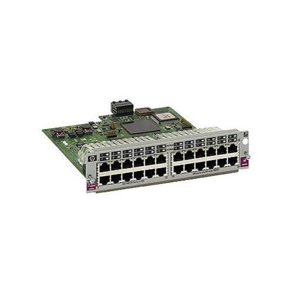 J8161A HP ProCurve RJ-45 5300XL Power Injector (Plug-in Module) 24-Ports 10/100Base-TX POE Switch Module (Refurbished)