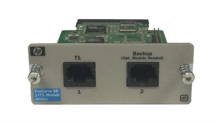 J8451A HP ProCurve Secure Router dl 1xT1 Module 1 x T1/FT1 WAN Expansion Module