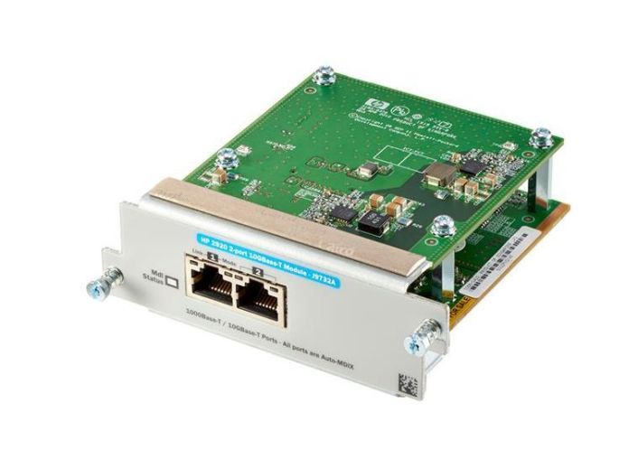 J9732A HP Dual-Ports 10Gbps 10GBase-T Gigabit Ethernet SFP+ Module for 2920 Series Switch