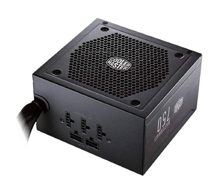 MPX-7501-AMAAB-OF Cooler Master MasterWatt 750-Watts 100-240V AC 10-5A 50-60Hz 80-Plus Bronze Semi Modular ATX Power Supply