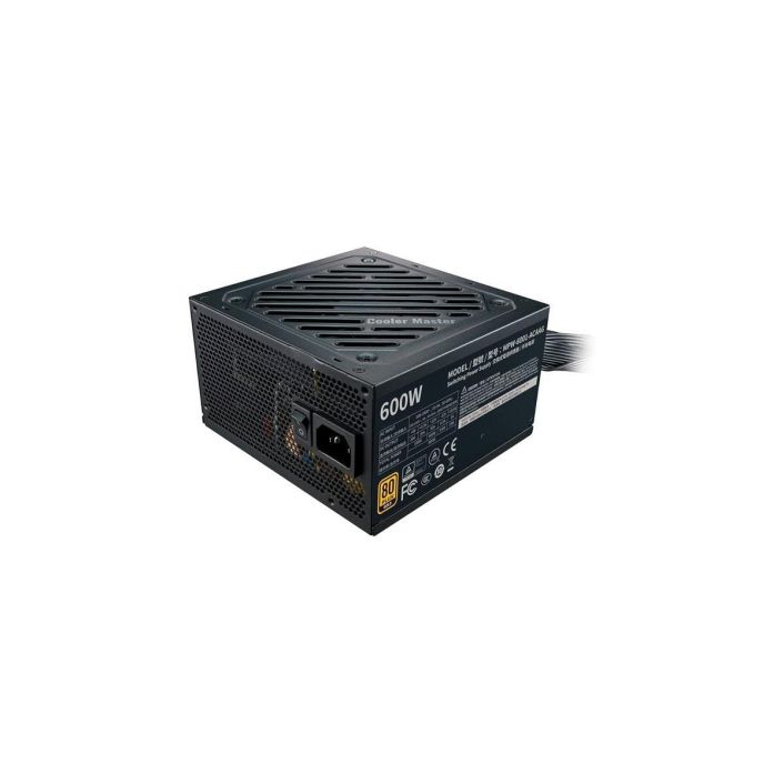 MPW-6001-ACAAG-UK Cooler Master G 600-Watts 100-240V AC 10-5A 47-63Hz 80-Plus Gold ATX Power Supply