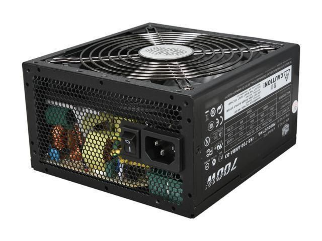 RS-700-AMBA-D3 Cooler Master Silent Pro ATX12V & EPS12V Power Supply ATX12V/EPS12V 1 Fans Internal NVIDIA SLI Supported 85% Efficiency
