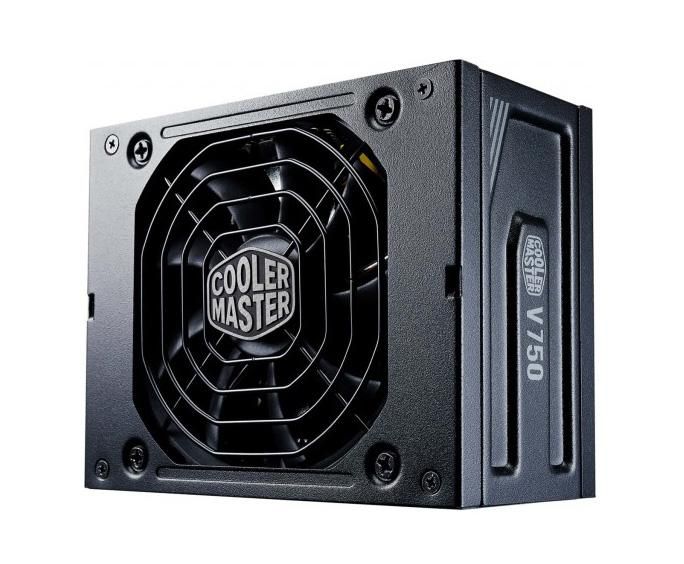 MPY-7501-SFHAGV-WS Cooler Master V 750-Watts 90-264V AC 10-5A 47-63Hz 80-Plus Gold Full Modular SFX Power Supply