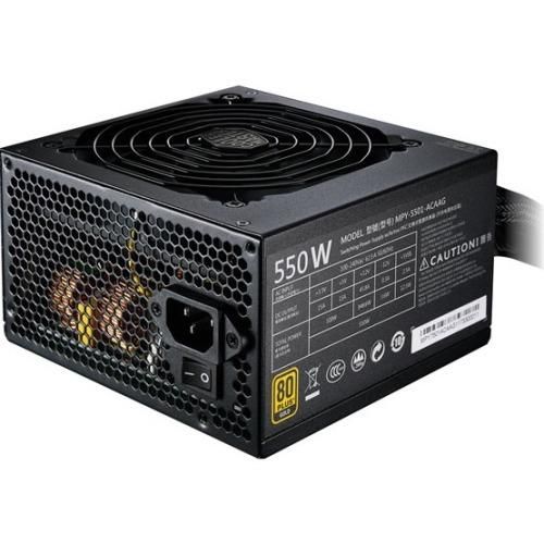 MPY-5501-ACAAG-US Cooler Master MWE Gold 550-Watts 120-230V AC ATX12V/EPS12V 90% Efficiency Power Supply