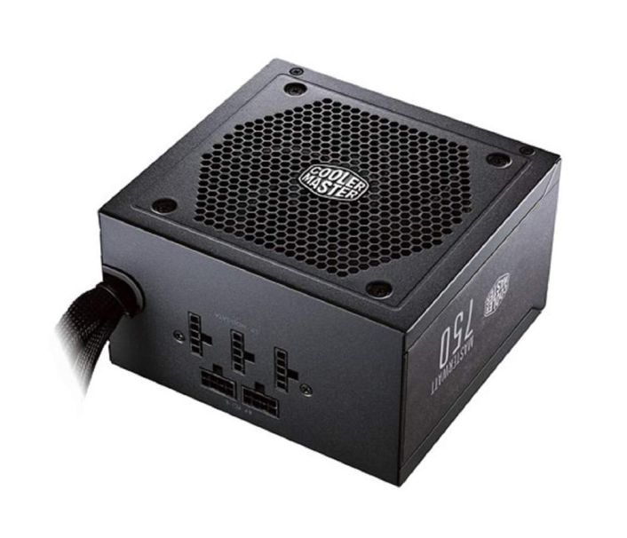 MPX-7501-AMAAB-WF Cooler Master MasterWatt 750-Watts 100-240V AC 10-5A 50-60Hz 80-Plus Bronze Semi Modular ATX Power Supply
