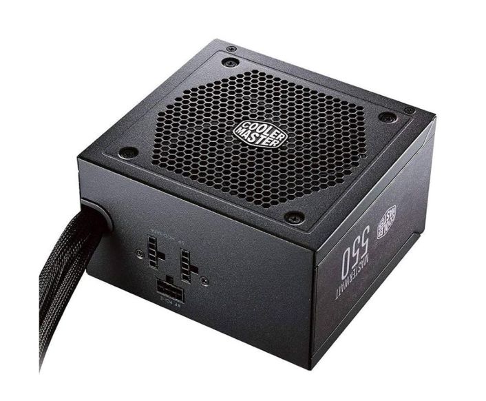 MPE-5501-ACAAW-HK Cooler Master MWE White 550-Watts 100-240V AC 8-4A 50-60Hz 80-Plus Standard ATX Power Supply