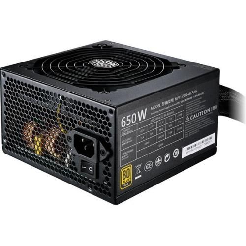 MPY-6501-ACAAG-US Cooler Master MWE Gold 650-Watts 120-230V AC ATX12V/EPS12V 90% Efficiency Power Supply