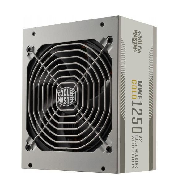 MPE-C501-AFCAG-BR Cooler Master MWE 1250-Watts 100-240V AC 15-7A 47-63Hz 80-Plus Gold Full Modular ATX Power Supply