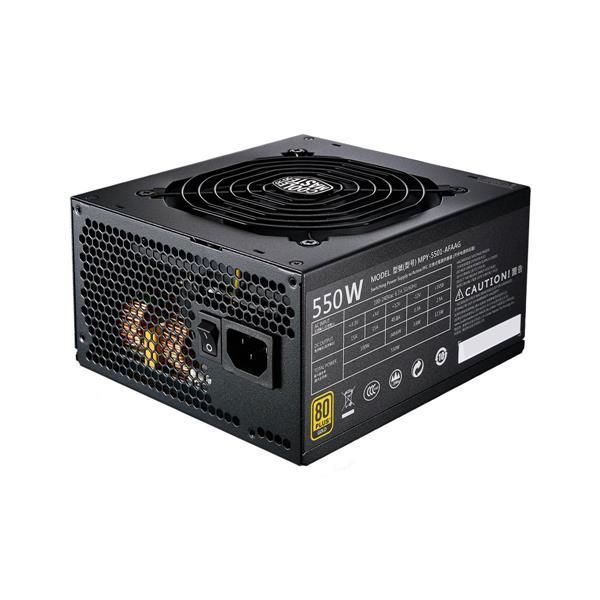 MPY-5501-AFAAG-US CoolerMaster MPY-5501-AFAAG 550-Watts ATX12V 90% Efficiency 80 Plus Gold Power Supply