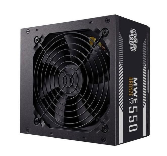 MPE-5501-ACAAW-JP Cooler Master MWE White 550-Watts 100-240V AC 8-4A 50-60Hz 80-Plus Standard ATX Power Supply