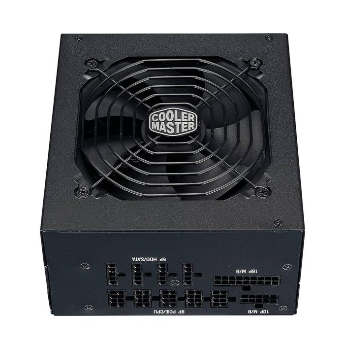MPE-8501-AFAAG-UK Cooler Master MWE 850-Watts 100-240V AC 12-6A 47-63Hz 80-Plus Gold Full Modular ATX Power Supply