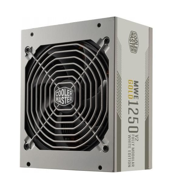 MPE-C501-AFCAG-UK Cooler Master MWE 1250-Watts 100-240V AC 15-7A 47-63Hz 80-Plus Gold Full Modular ATX Power Supply