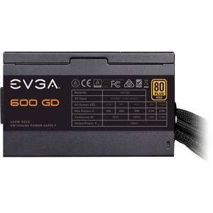 100-GD-0600-V1 EVGA 600 GD Series 600-Watts ATX12V/EPS12V 24-Pin Non-Modular 80 Plus Gold Power Supply
