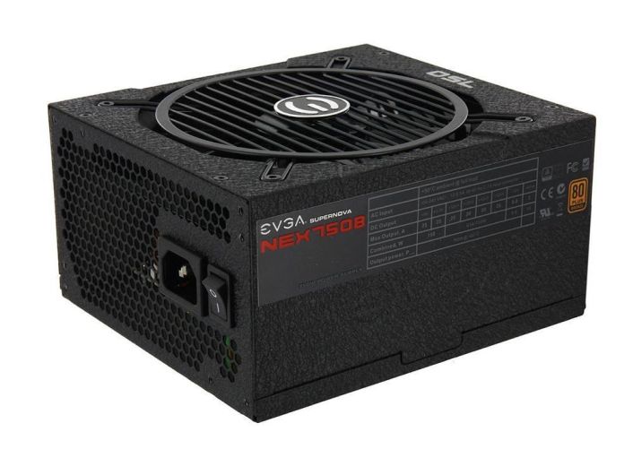 110-B1-0750-V2 EVGA SuperNOVA 750 B1 750-Watts ATX 24-Pin Power Supply