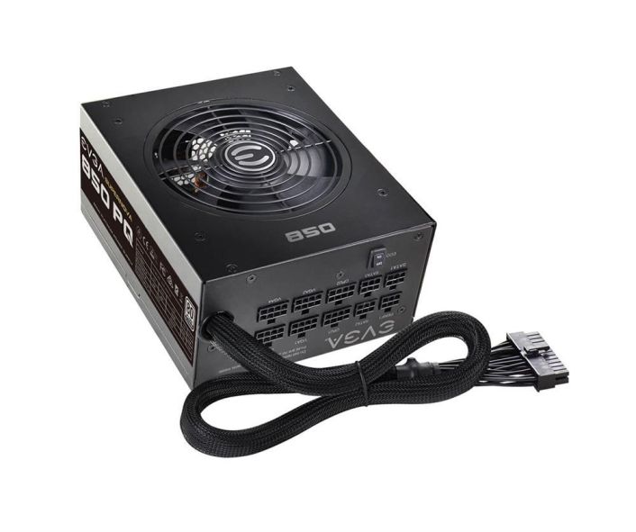 210-PQ-0850-X1 EVGA 850-Watts ATX12V / EPS12V 24-Pin 92% Efficiency 80 Plus Platinum Power Supply