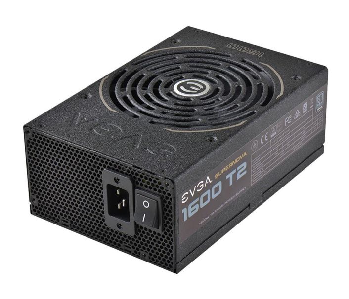220-T2-1600-X1 EVGA SuperNOVA 1600 T2 1600-Watts 12V 133.3A 80 Plus Titanium Power Supply