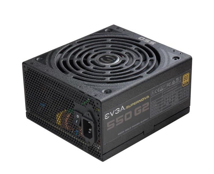 220-G2-0550-Y2 EVGA SuperNOVA 550 G2 550-Watts 80 Plus Gold Power Supply