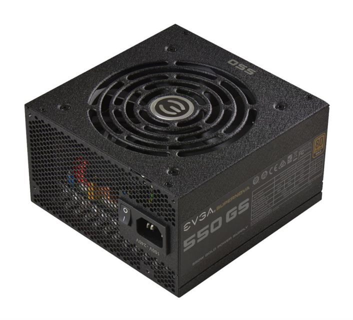 220-GS-0550-V1 EVGA SuperNOVA 550 GS 550-Watts 12V 45A 80 Plus Gold Power Supply