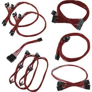 100-CR-0650-B9 GS (550/650) Red Power Supply Cable Set (Individually Sleeved)