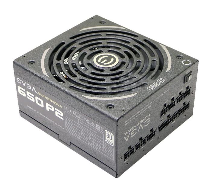 220-P2-0650-X1 EVGA SuperNOVA 650 P2 650-Watts 12V 54.1A 80 Plus Platinum Power Supply