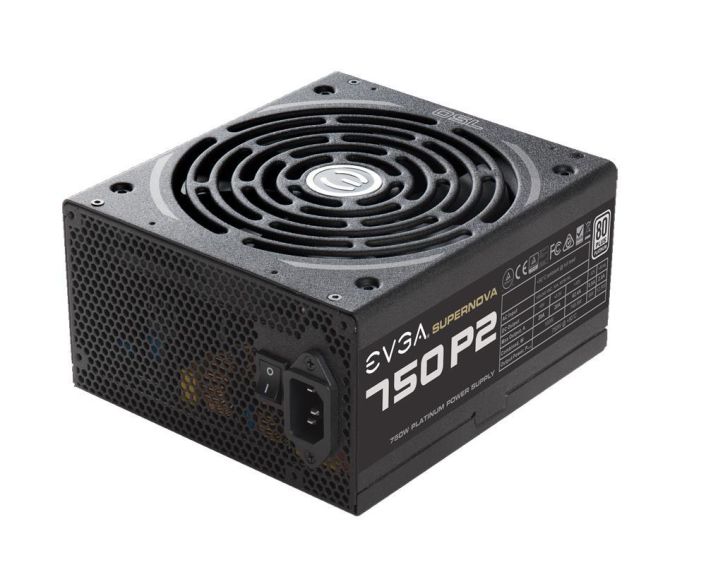 220-P2-0750-X3 EVGA SuperNOVA 750 P2 750-Watts ATX 24-Pin 80 Plus Platinum Power Supply