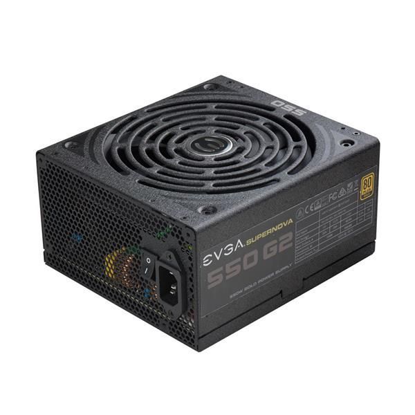 220-G2-0550-Y3 EVGA SuperNOVA 550 G2 550-Watts 80 Plus Gold Power Supply