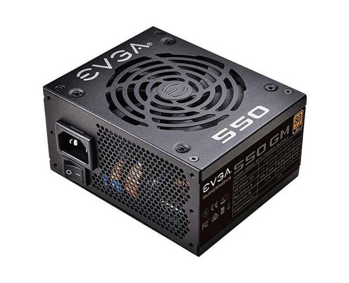 123-GM-0550-Y3 EVGA SuperNOVA 550 GM 550-Watts ATX 24-Pin 80 Plus Gold Power Supply