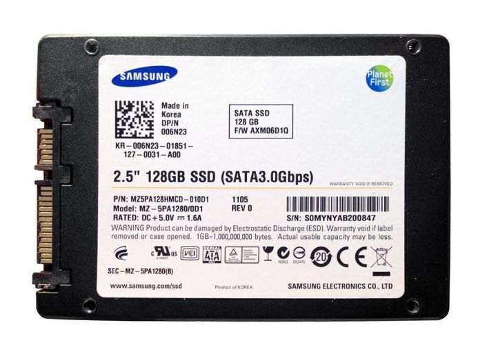 006N23 Dell 128GB MLC SATA 3Gbps 2.5-inch Internal Solid State Drive (SSD)