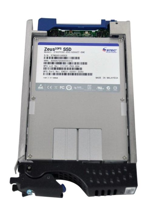 Z16IFE3D-200 EMC 200GB Fibre Channel 4Gbps 3.5-inch Internal Solid State Drive (SSD)