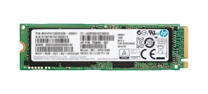 828635-001 HP 128GB PCI Express NVMe M.2 2280 Internal Solid State Drive (SSD)