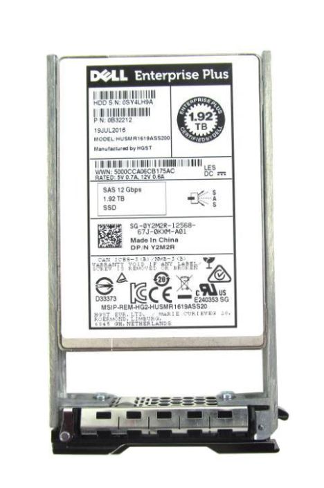 HUSMR1619ASS200 Hitachi 1.92TB MLC SAS 12Gbps 2.5-inch Enterprise Plus Internal Solid State Drive (SSD)