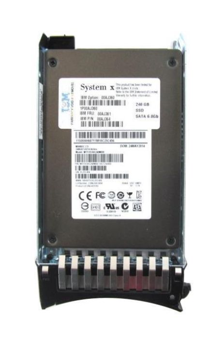 00AJ360 IBM 240GB MLC SATA 6Gbps Hot Swap Enterprise Value 2.5-inch Internal Solid State Drive (SSD)