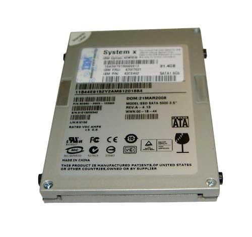 43W7621 IBM 31.4GB SATA 1.5Gbps 2.5-inch Internal Solid State Drive (SSD)