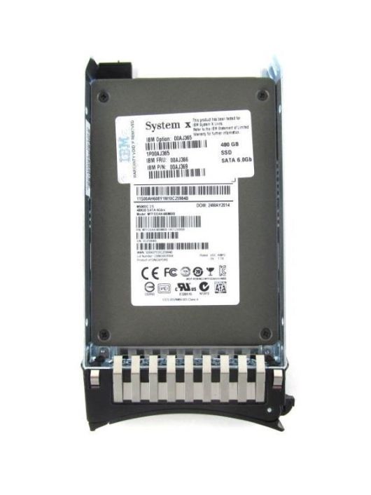 00AJ365 IBM 480GB MLC SATA 6Gbps Hot Swap Enterprise Value 2.5-inch Internal Solid State Drive (SSD)