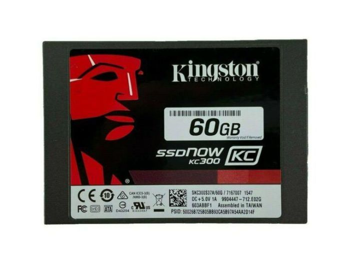 KW-S3460-4W Kingston SSDNow KC300 Series 60GB MLC SATA 6Gbps 2.5-inch Internal Solid State Drive (SSD) (10-Pack)