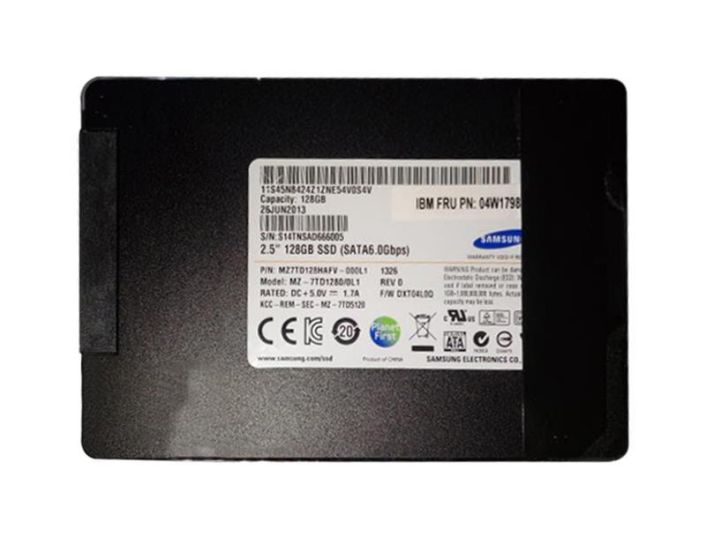 04W1798 Lenovo 128GB TLC SATA 6Gbps 2.5-inch Internal Solid State Drive (SSD) for ThinkPad X121e and X130e