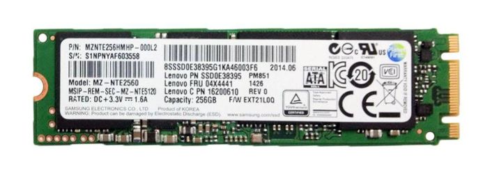 16200610 Lenovo 256GB TLC SATA 6Gbps M.2 2280 Internal Solid State Drive (SSD)