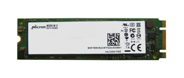 MTFDDAV256MAY-1AH1Z Micron M550 256GB MLC SATA 6Gbps M.2 2280 Internal Solid State Drive (SSD)