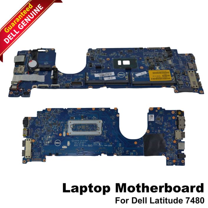 Genuine Dell Latitude 7480 Motherboard i5-7300U 2.6GHz DDR4 LA-E132P MWGPY