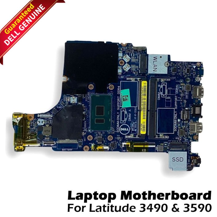 Dell Latitude 3490 Motherboard i3-7130 2.7GHz Integrated Graphics LA-F115P P6JPD