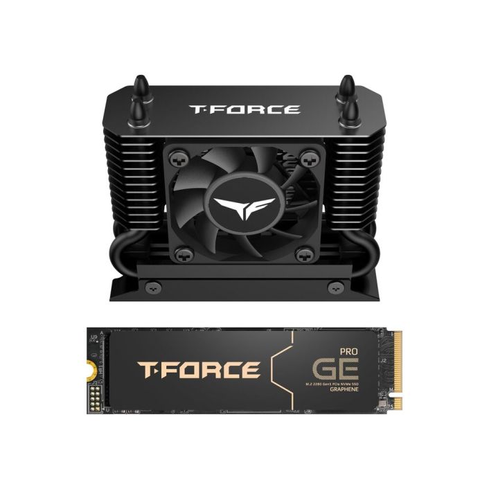 Team Group T-FORCE GE PRO M.2 2280 4TB PCIe Gen 5.0x4 with NVMe 2.0 3D NAND with AirFlow 