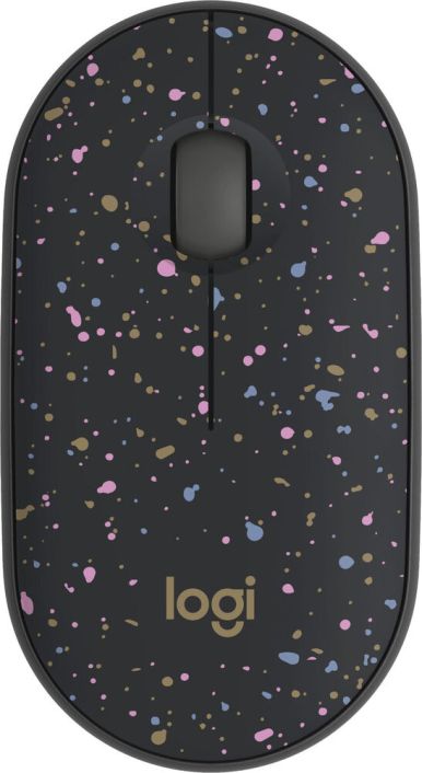 Logitech - M340 Limited Edition Wireless Ambidextrous Mouse with Silent Clicks - Speckle