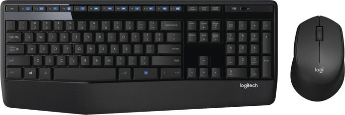 Logitech - MK345 Full-Size Wireless Keyboard and Mouse Combo for PC, Laptop with