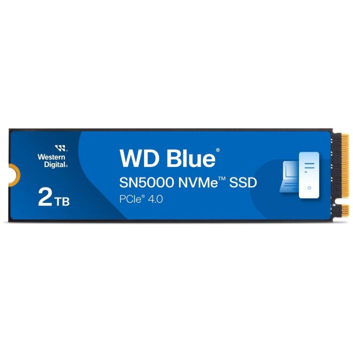 Western Digital 2TB WD Blue SN5000 NVMe SSD, PCIe Gen 4.0, up to 5,150 MB/s Read