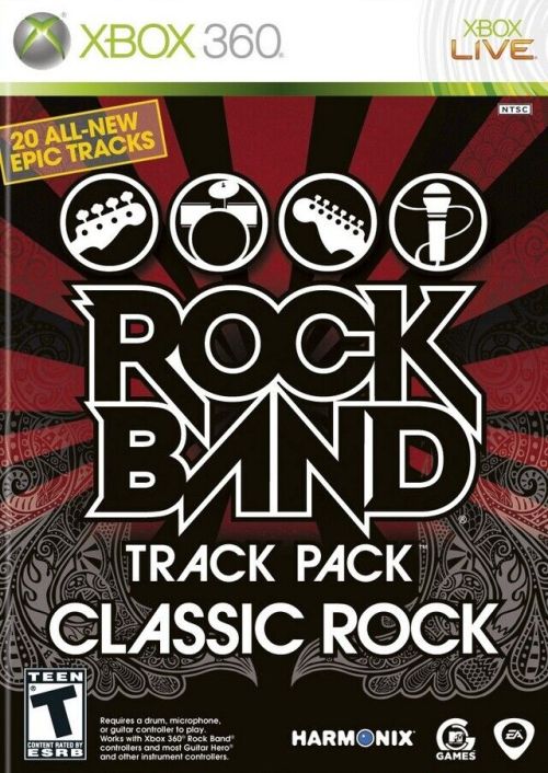 Rock Band Track Pack: Classic Rock Xbox 360 (Brand New Factory Sealed US Version