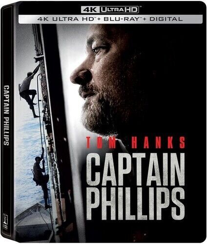 Captain Phillips [New 4K UHD Blu-ray] Ltd Ed, With Blu-Ray, Steelbook, 4K Mast